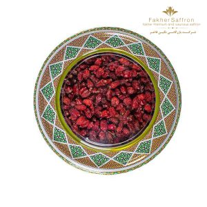 زرشک اعلا پفکی صادراتی ظرف خاتم